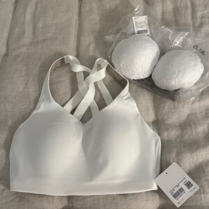 Lululemon Athletica White Energy High Support Bra